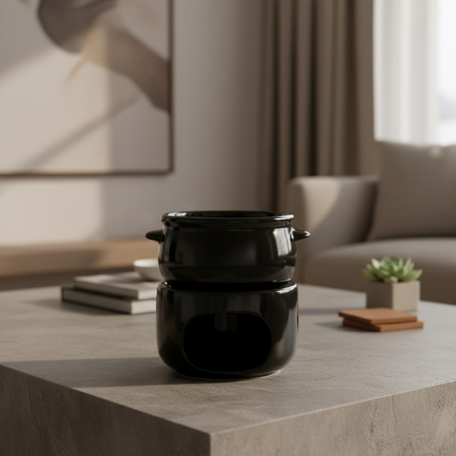 Fondue Pot Ceramic - Olla de cerámica para derretir con