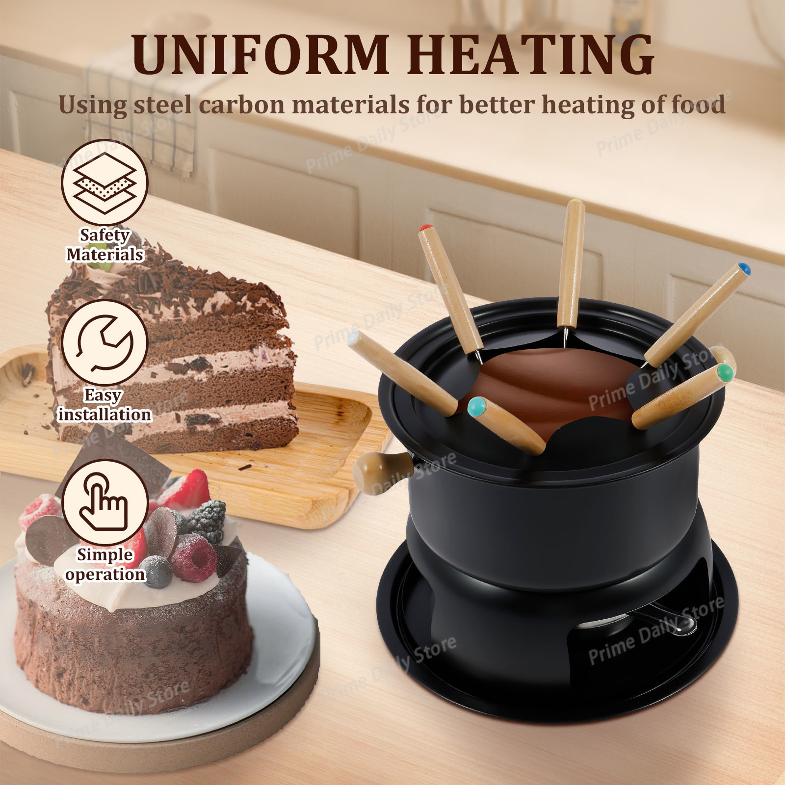 Fondue Pot Ceramic - Olla de Cerámica para Fondue de