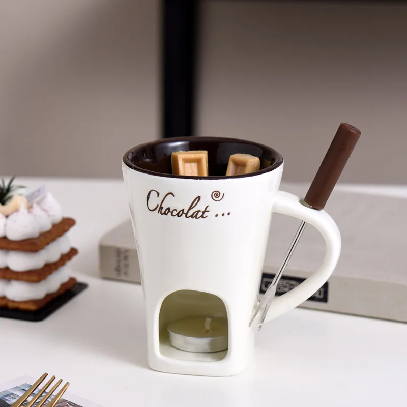 Tazas de cerámica para fondue  - Fondue Pot Ceramic reseña y precio