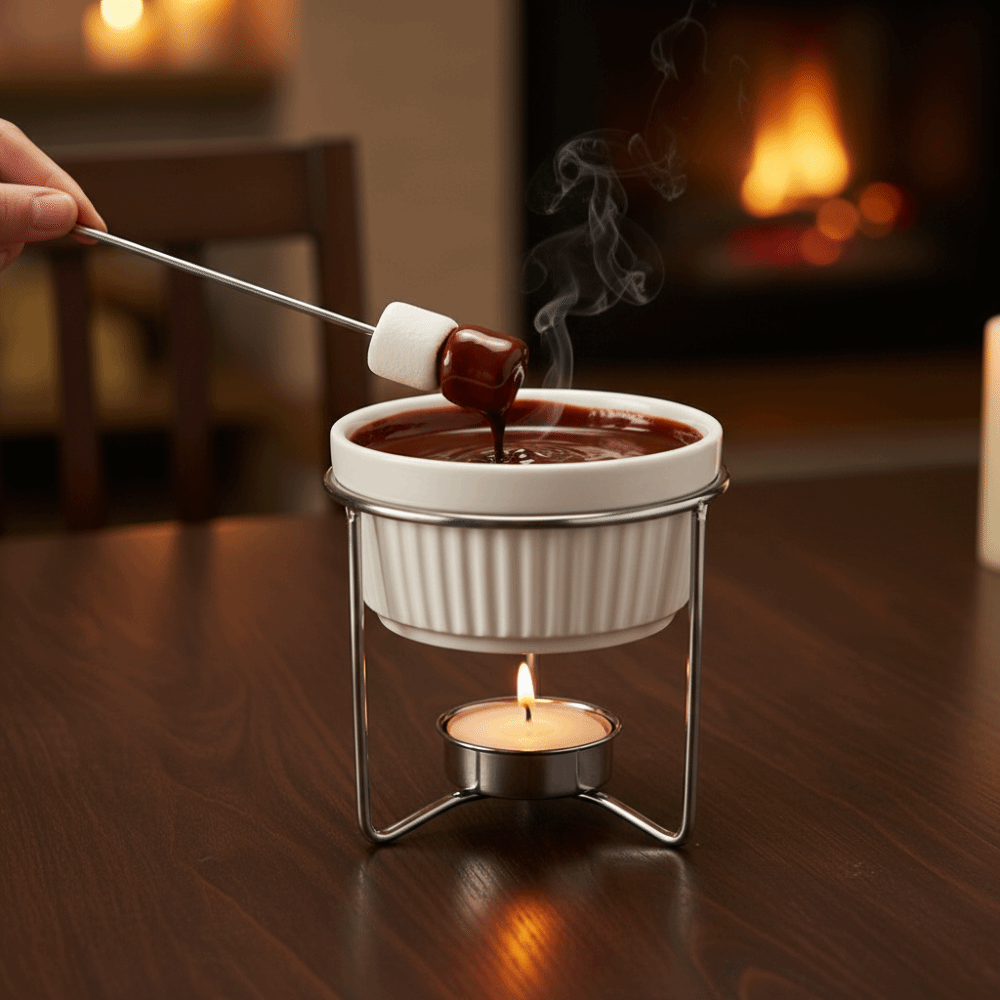 Calentador de mantequilla de c - Fondue Pot Ceramic reseña y precio