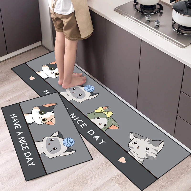 VIKAMA Tapete de cocina con bo - Home Cooking Made Easy reseña y precio