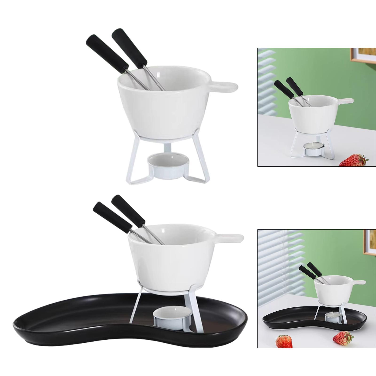 Olla para Fondue de Chocolate, - Fondue Pot Ceramic reseña y precio