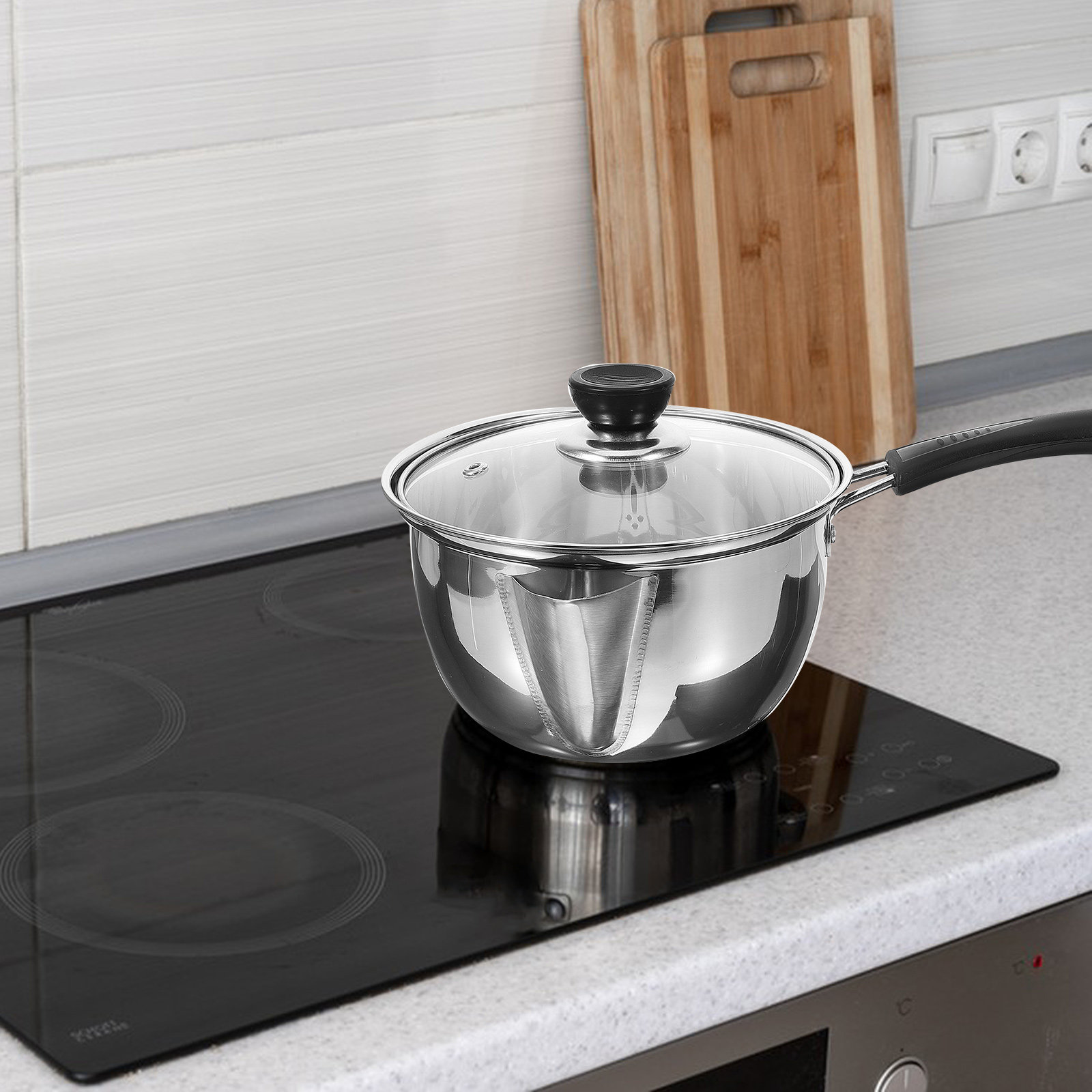 Recipiente de acero inoxidable - Home Cooking Oil Filter reseña y precio