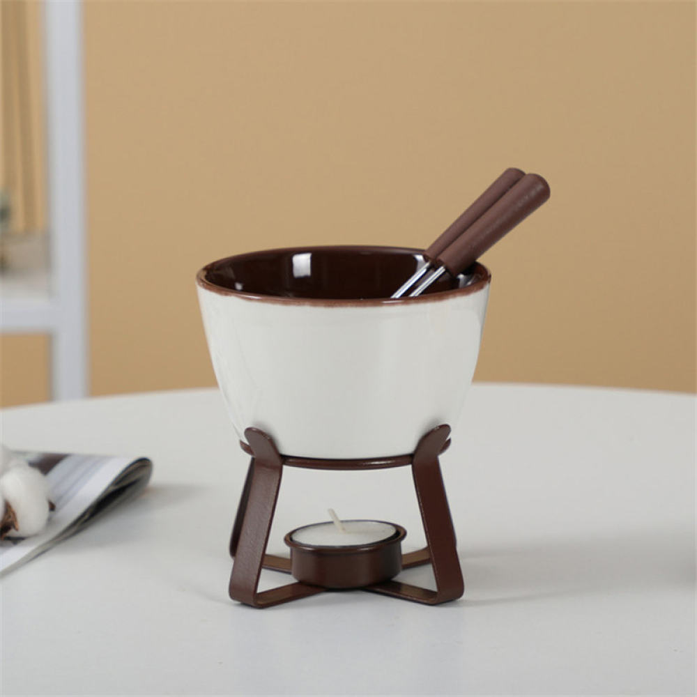 Juego de fondue de cerámica pa - Fondue Pot Ceramic reseña y precio