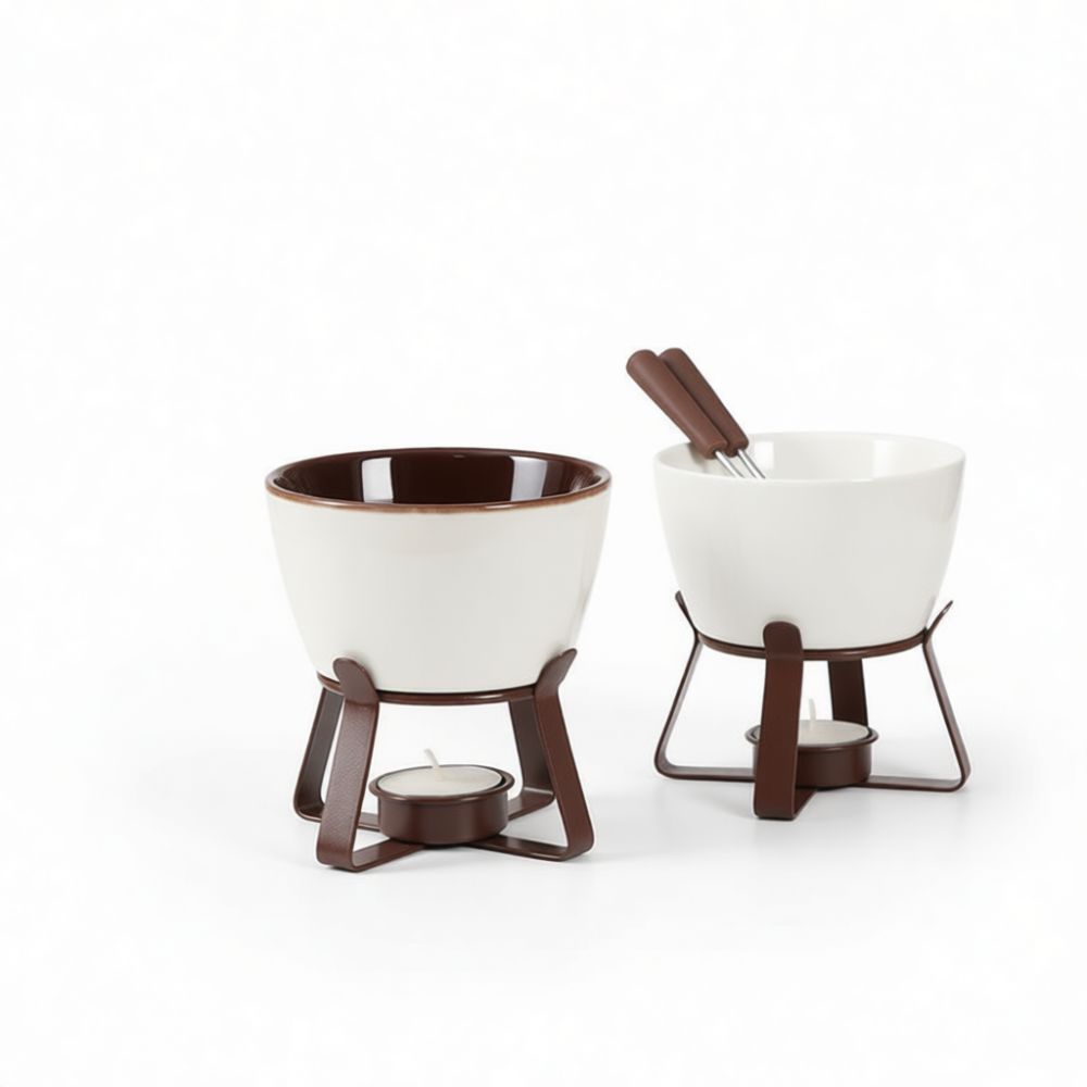 Olla de cerámica nórdica para  - Fondue Pot Ceramic reseña y precio