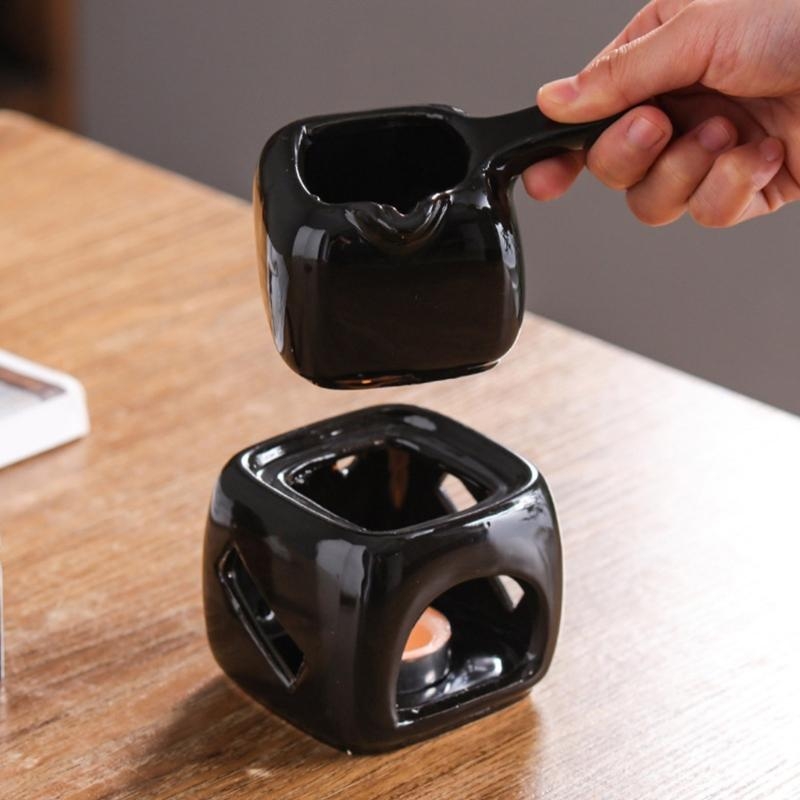 Quemadores aceite aromaterapia - Fondue Pot Ceramic reseña y precio