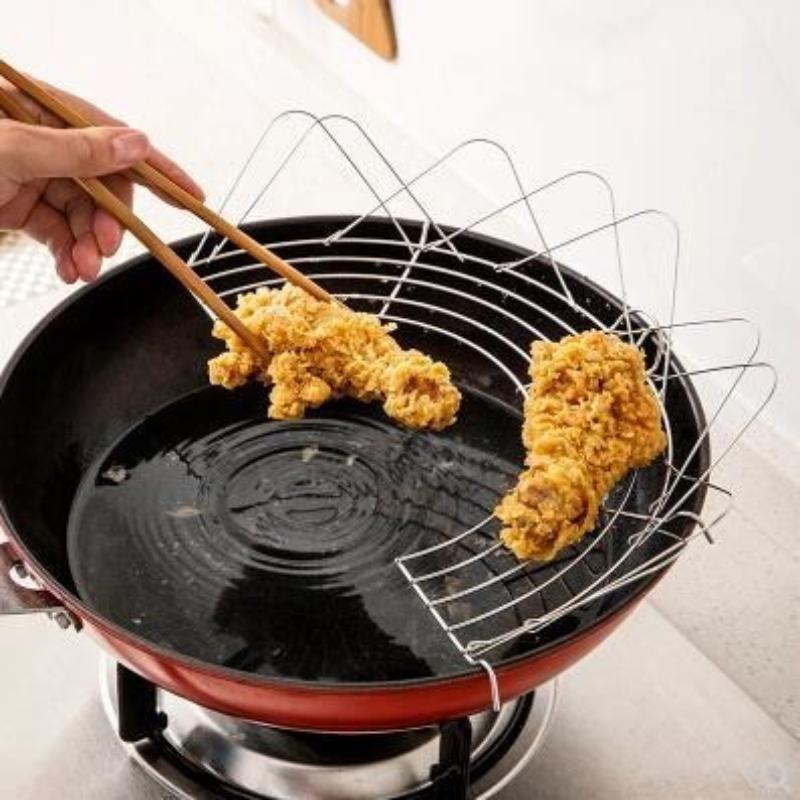 Rejilla Plegable de Acero Inox - Home Cooking Oil Filter reseña y precio